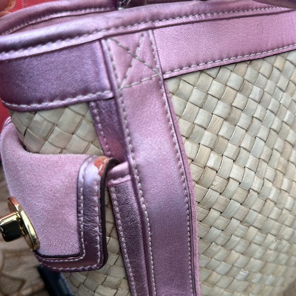 *LAST DAY* Coach Straw Boxy Bag Purse Valentine's Day gift - Picture 15 of 15